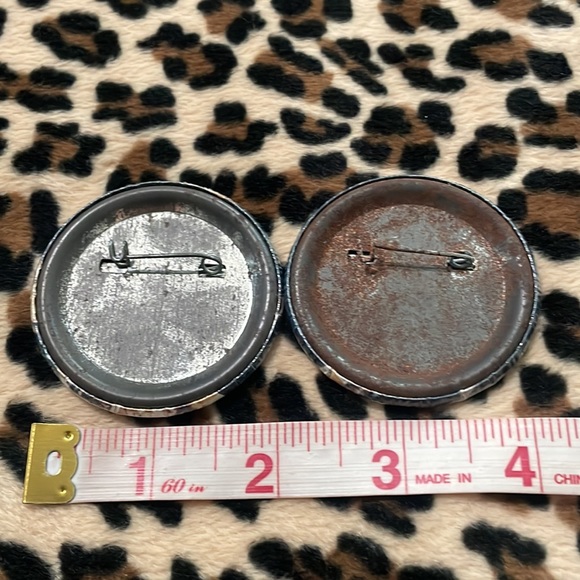 DAVID BOWIE 👩🎤Vintage Rock Button Pin Pinback 70s Ziggy Stardust Collectible - Picture 16 of 16